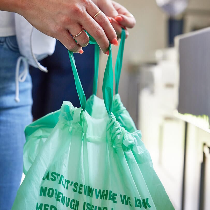HoldOn Compostable Tall Kitchen Trash Bags