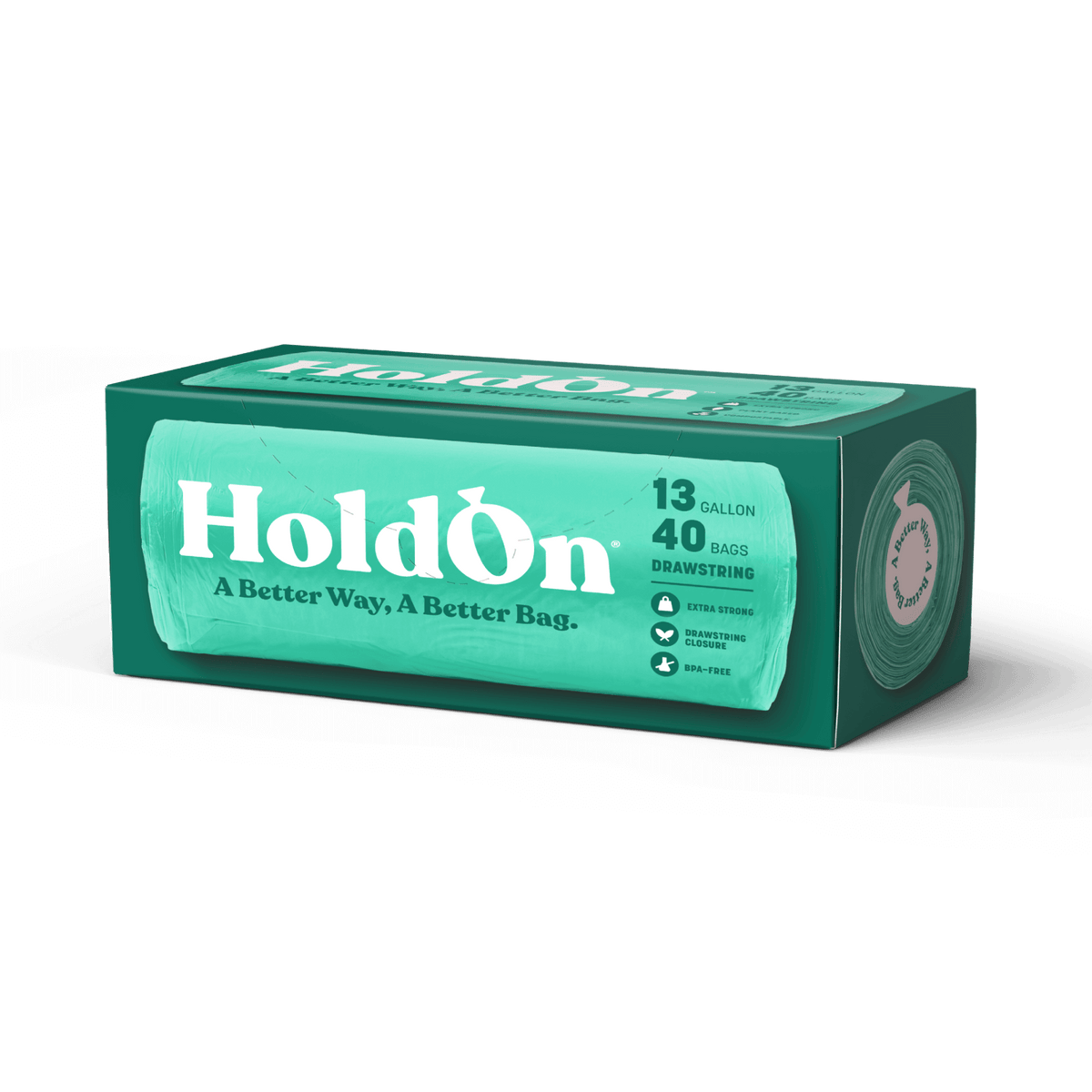 HoldOn Compostable Tall Kitchen Trash Bags